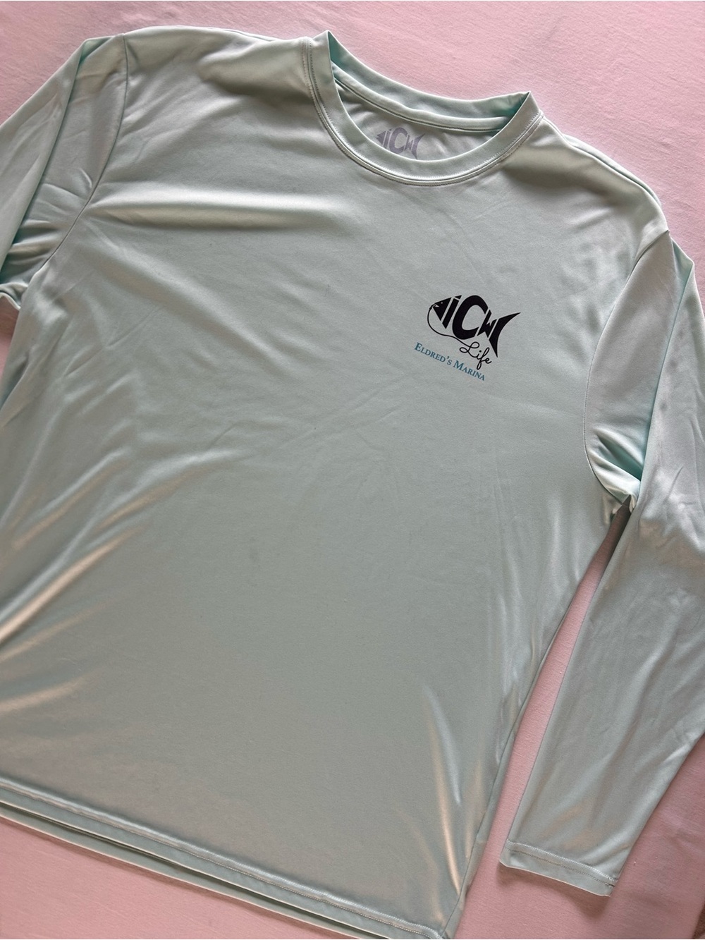 ICW Life Eldred’s Marina UPF 50 Long Sleeve Fishing Shirt XL